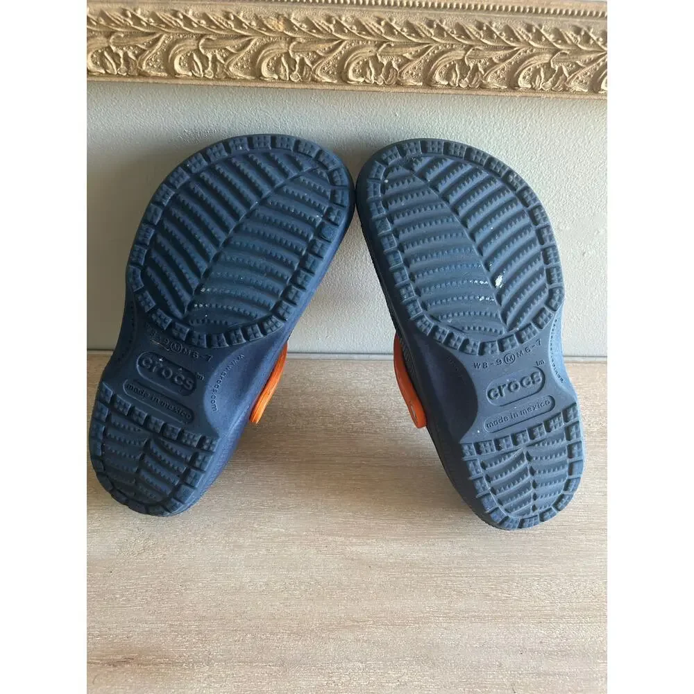 Denver Broncos crocs size 8-9 Women or 6–7 men​